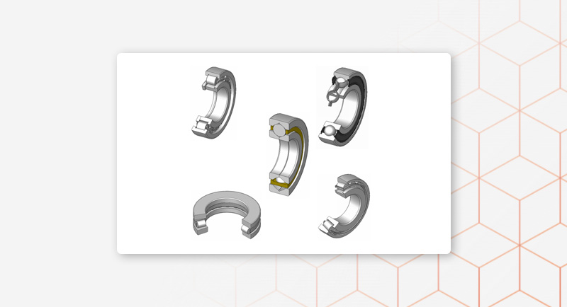 FE simulation of rolling bearings in assemblies