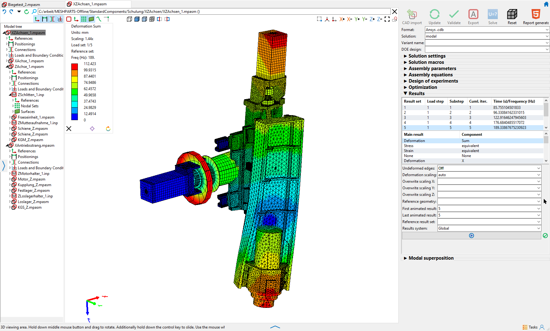 Meshparts Software