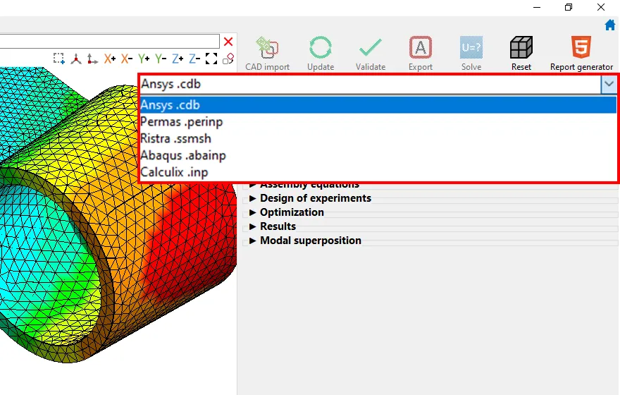 Meshparts Multi-Solver